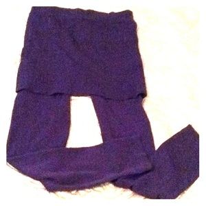 Work out leggings with built in skirt